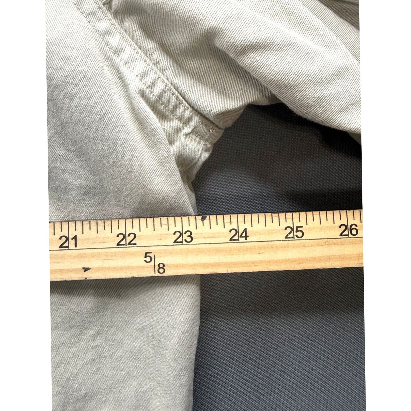 Vintage Arizona Jean Co Hooded Canvas Jacket Mens Beige Striped Trim Sleeve Patch L Size US 33 - 4 Thumbnail