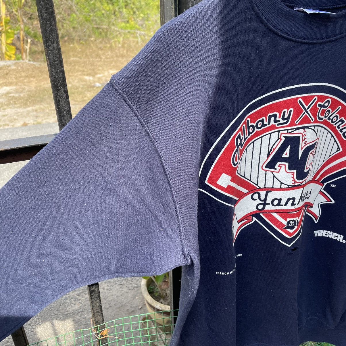 Vintage 🔥Vintage 1993 Albany Colonies Yankees Big Logo Sweatshirts Size US M / EU 48-50 / 2 - 9 Thumbnail