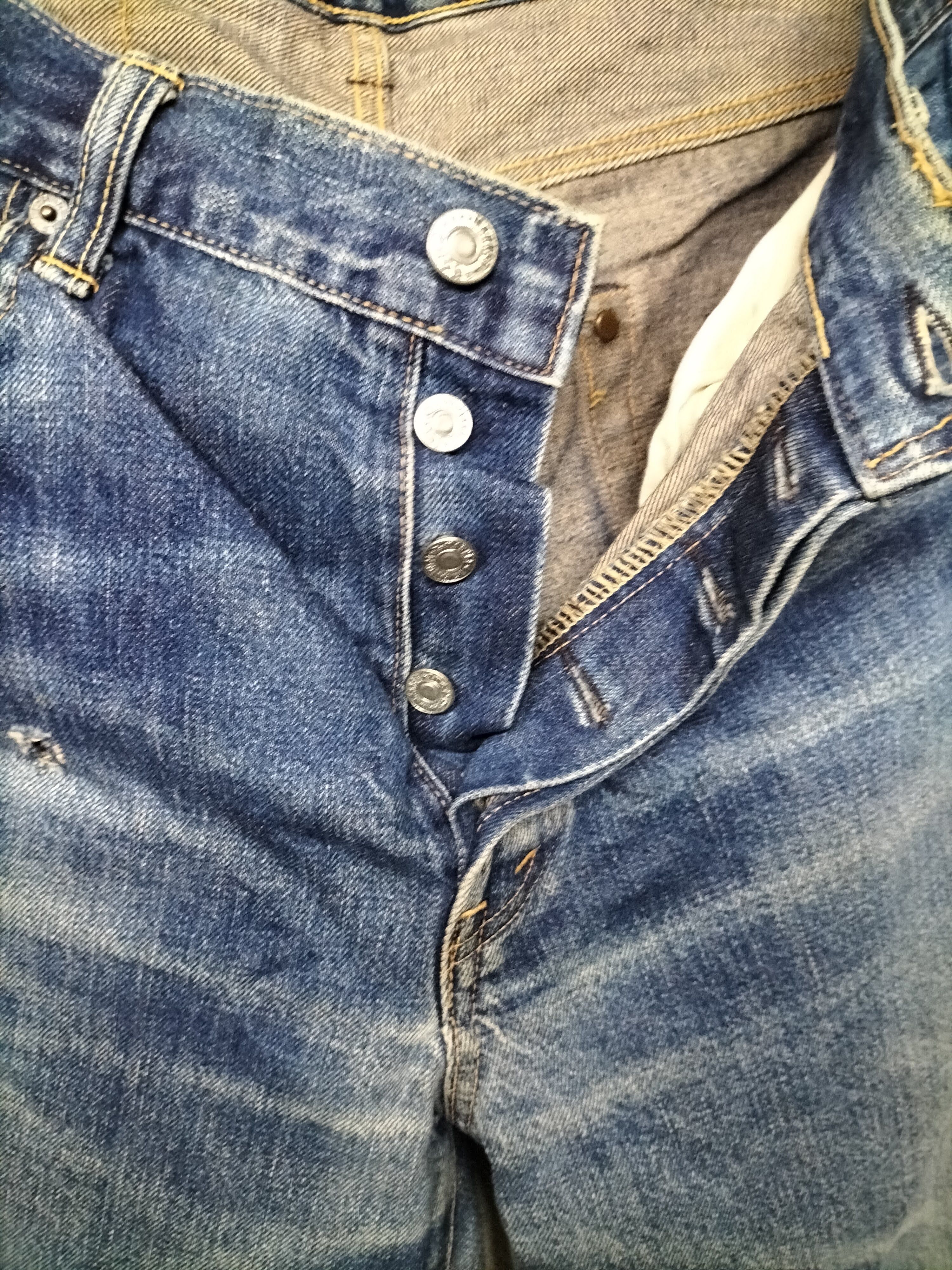 Blue Blue Japan Vintage blue blue japan selvedge jeans Size US 32 / EU 48 - 3 Thumbnail