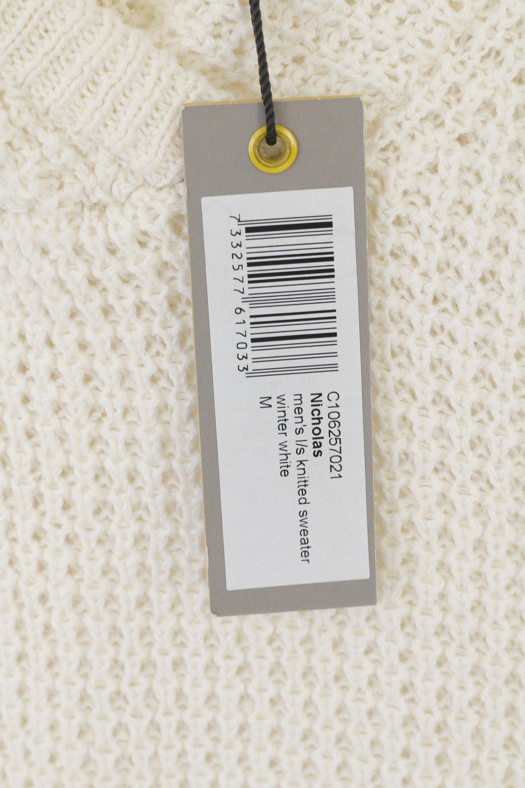 WeSC New Wesc Men M Jumper Beige Nicholas Knitted 6396 Size US M / EU 48-50 / 2 - 4 Thumbnail