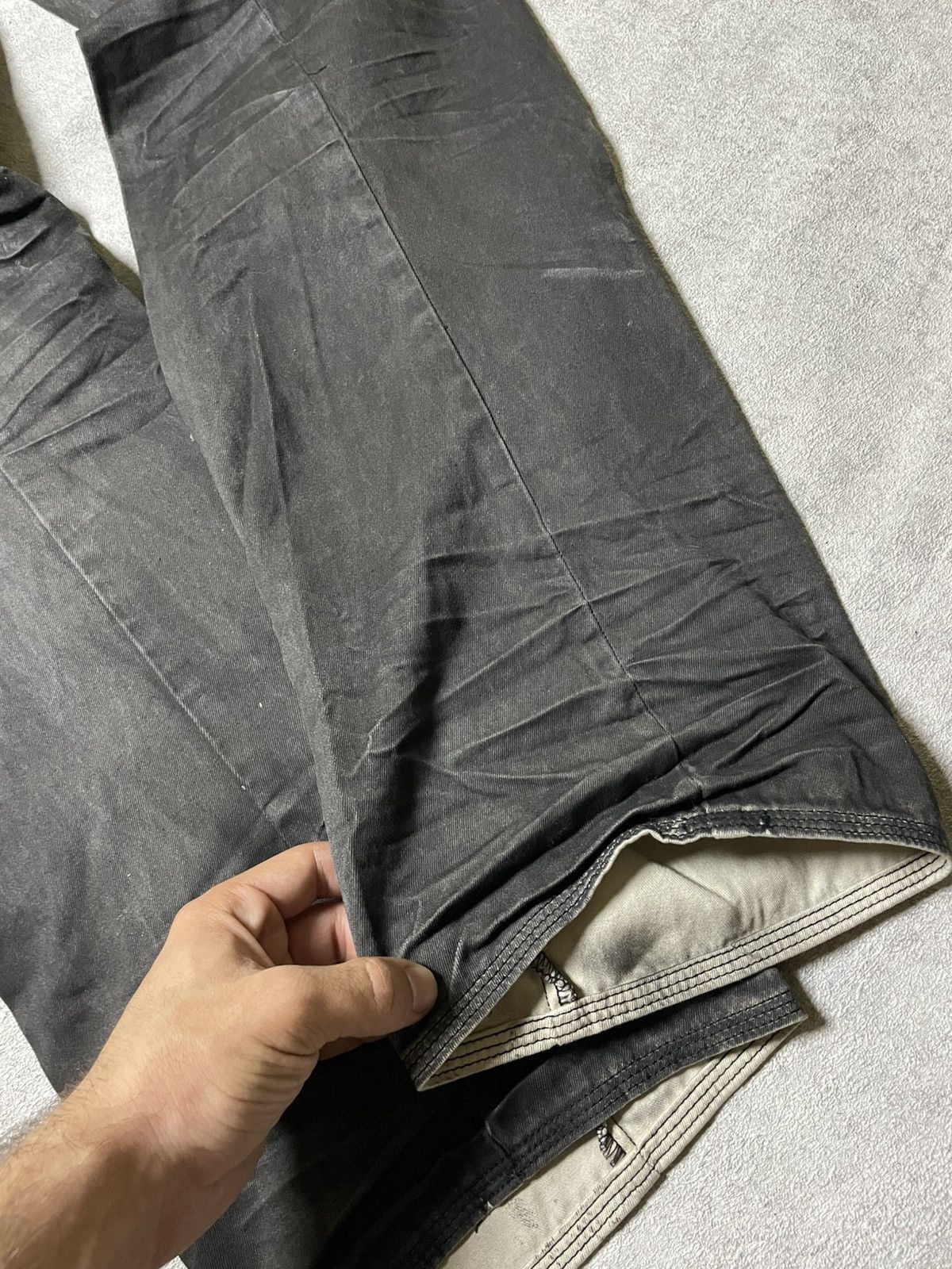 Allsaints Skull Allsaints Rick Owens Style Drop Crotch Jeans Size US 32 / EU 48 - 18 Thumbnail