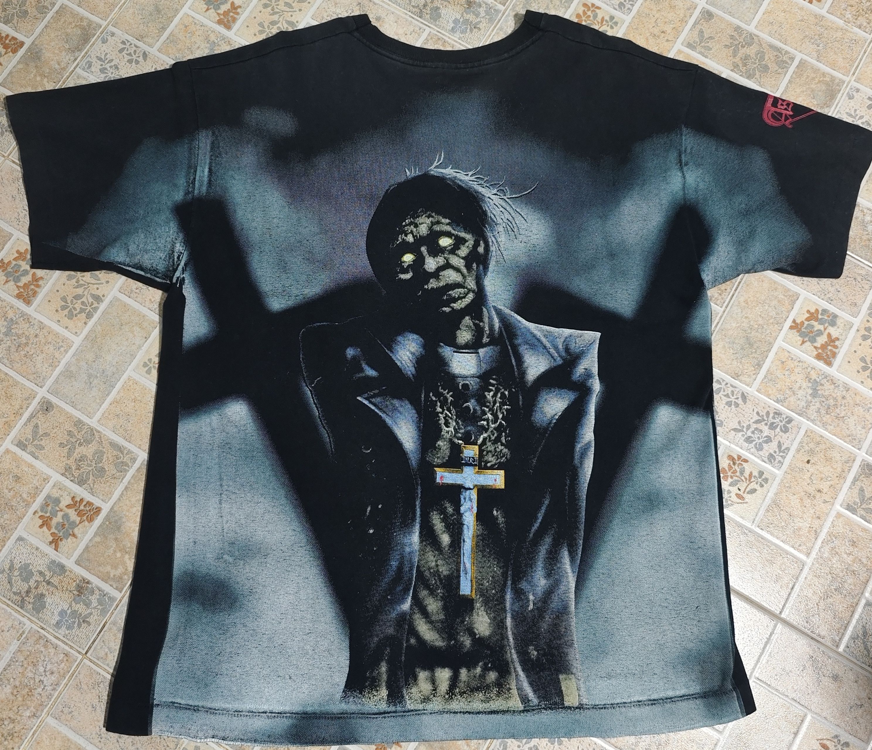 Other Asphyx Vintage T Shirt 90s AOP - Death Metal Band Horror-XL Size US XL / EU 56 / 4 - 2 Thumbnail