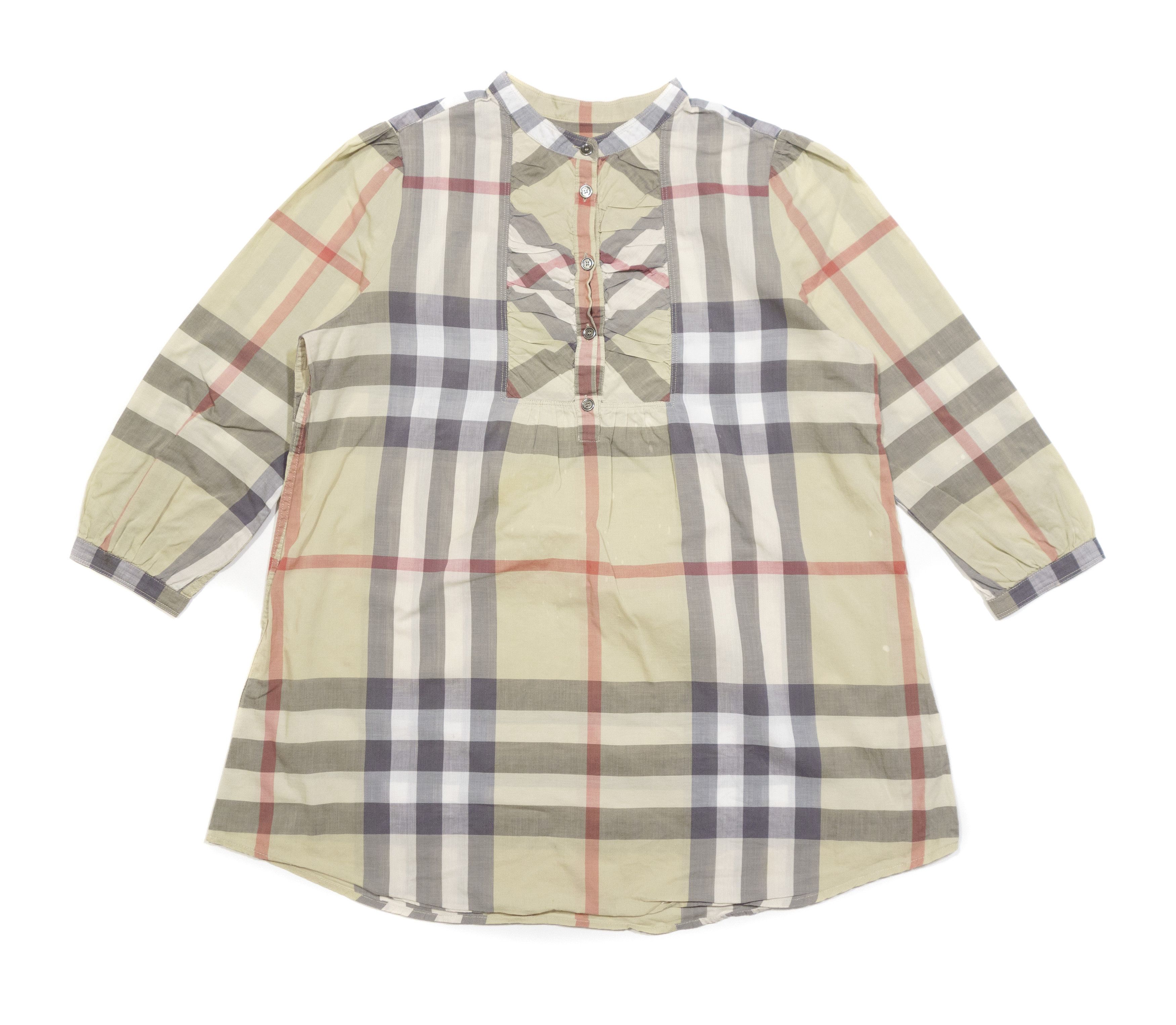 Burberry Brit Nova Check Blouse Size S / US 4 / IT 40 - 1 Thumbnail