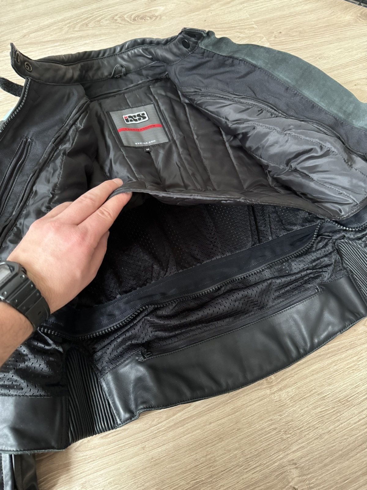 Other Vintage Y2K IXS Moto Racing Leather Jacket Size M / US 6-8 / IT 42-44 - 10 Thumbnail