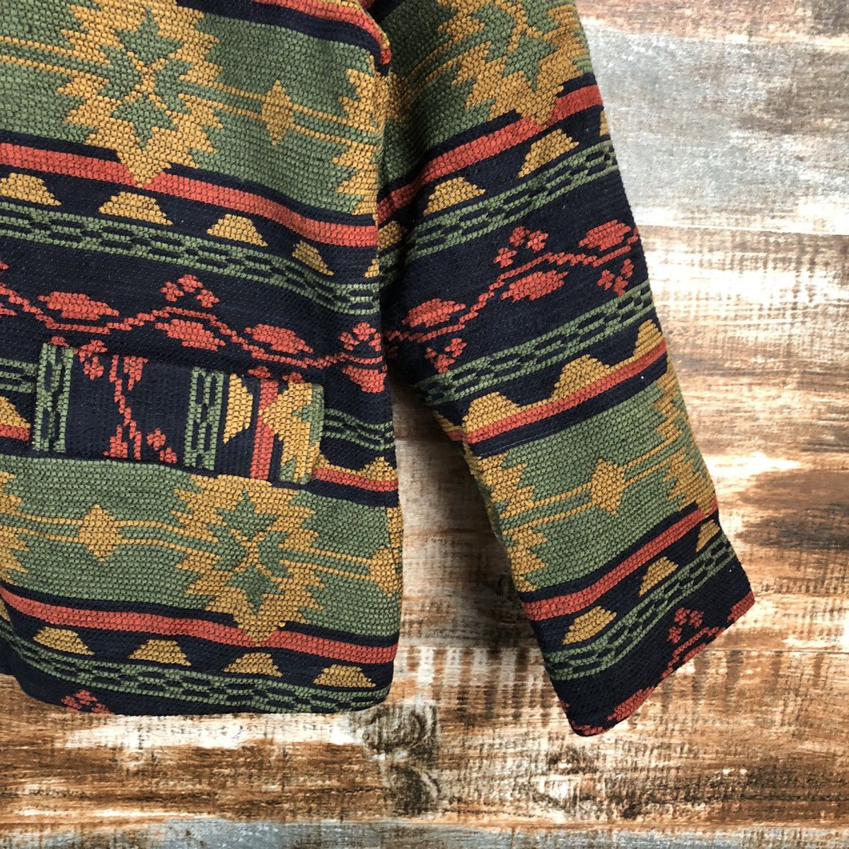 Homespun Knitwear × Japanese Brand TS Collection Green Knitwear art jacket vintage #A2480 Size S / US 4 / IT 40 - 8 Thumbnail