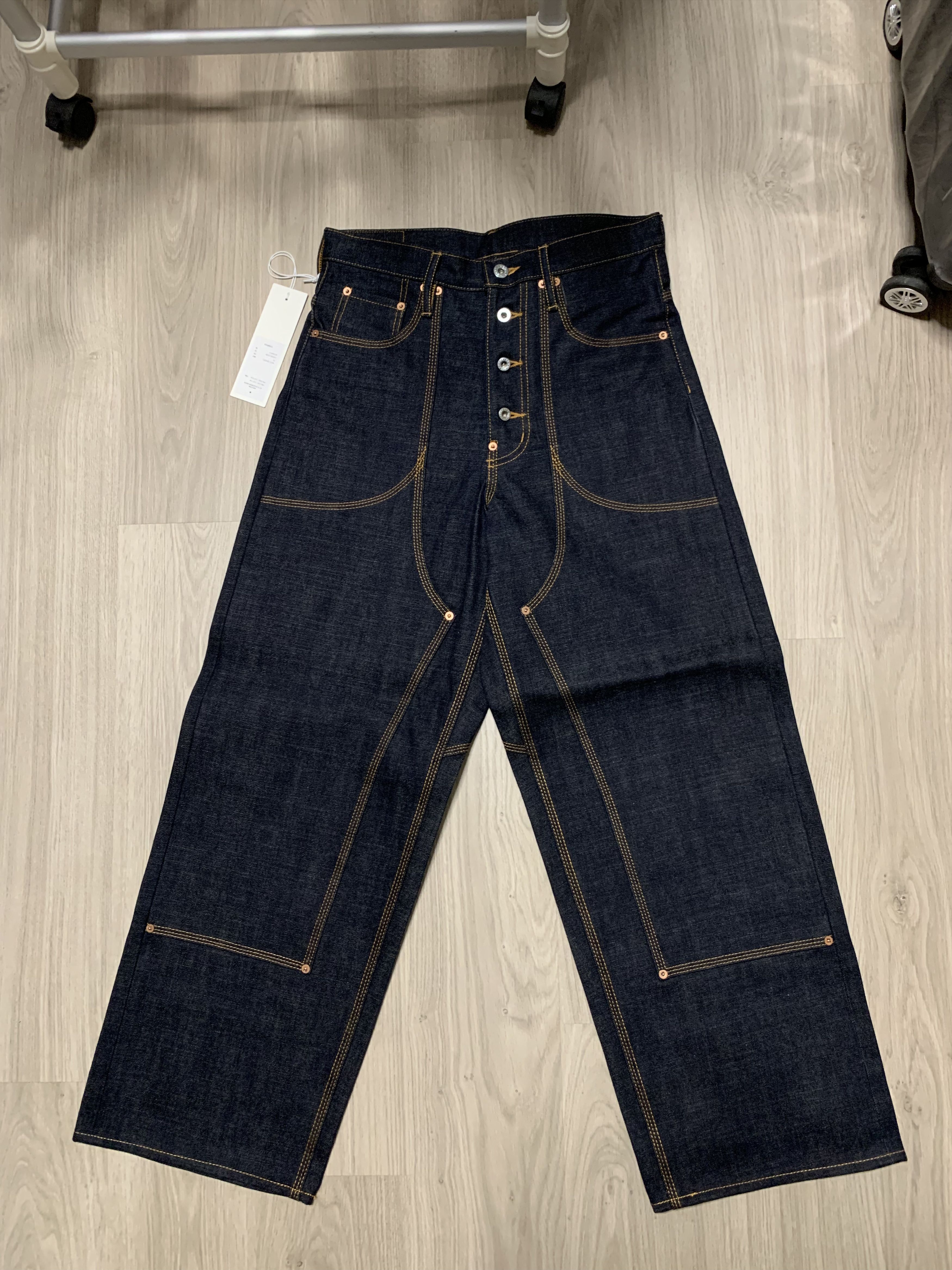 Other Sugarhill CLASSIC DOUBLE KNEE DENIM PANTS Size US 30 / EU 46 - 2 Thumbnail