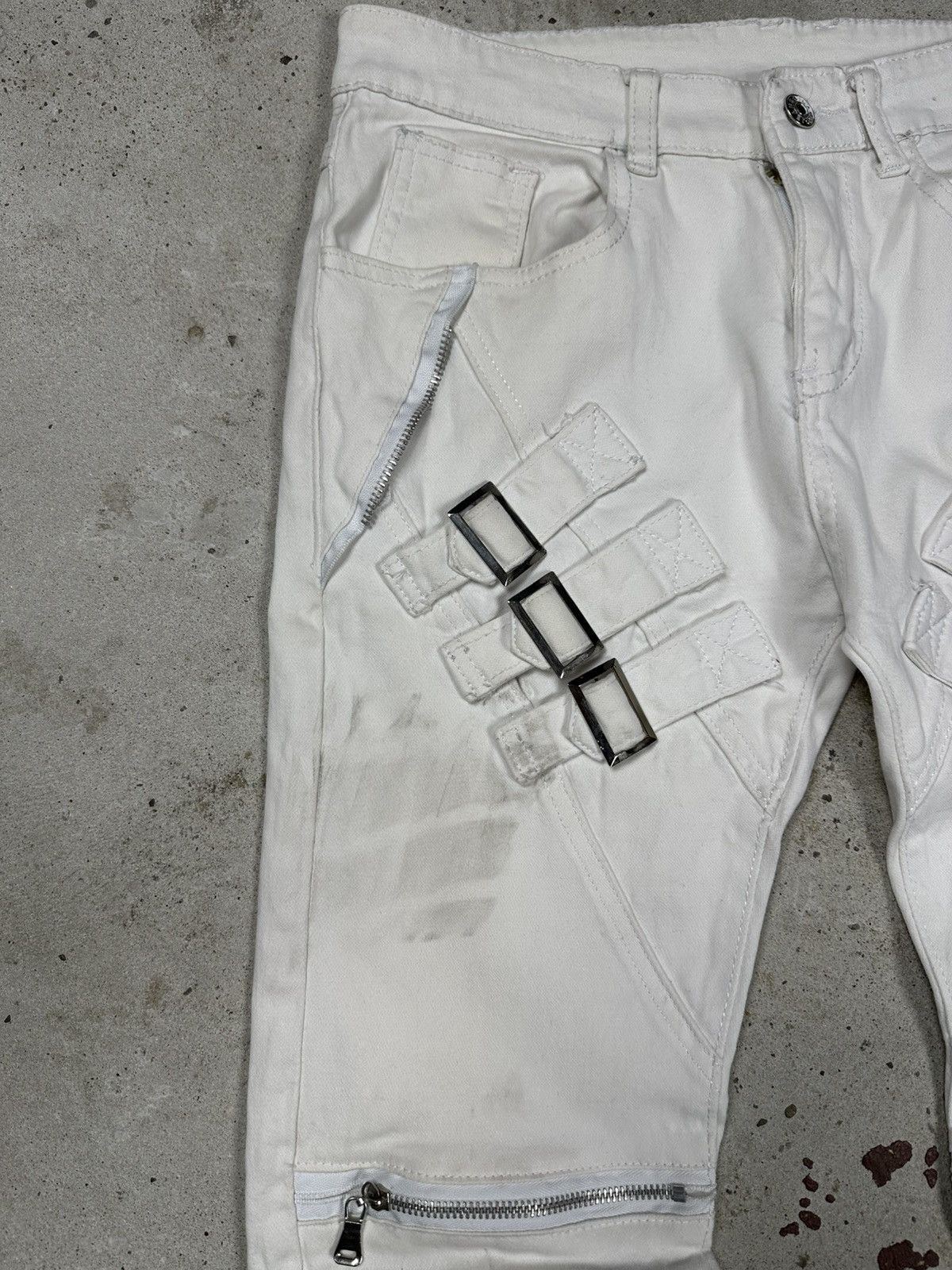 If Six Was Nine Vintage Y2K Japanese Style Bondage Cargo Pants Size US 30 / EU 46 - 7 Thumbnail