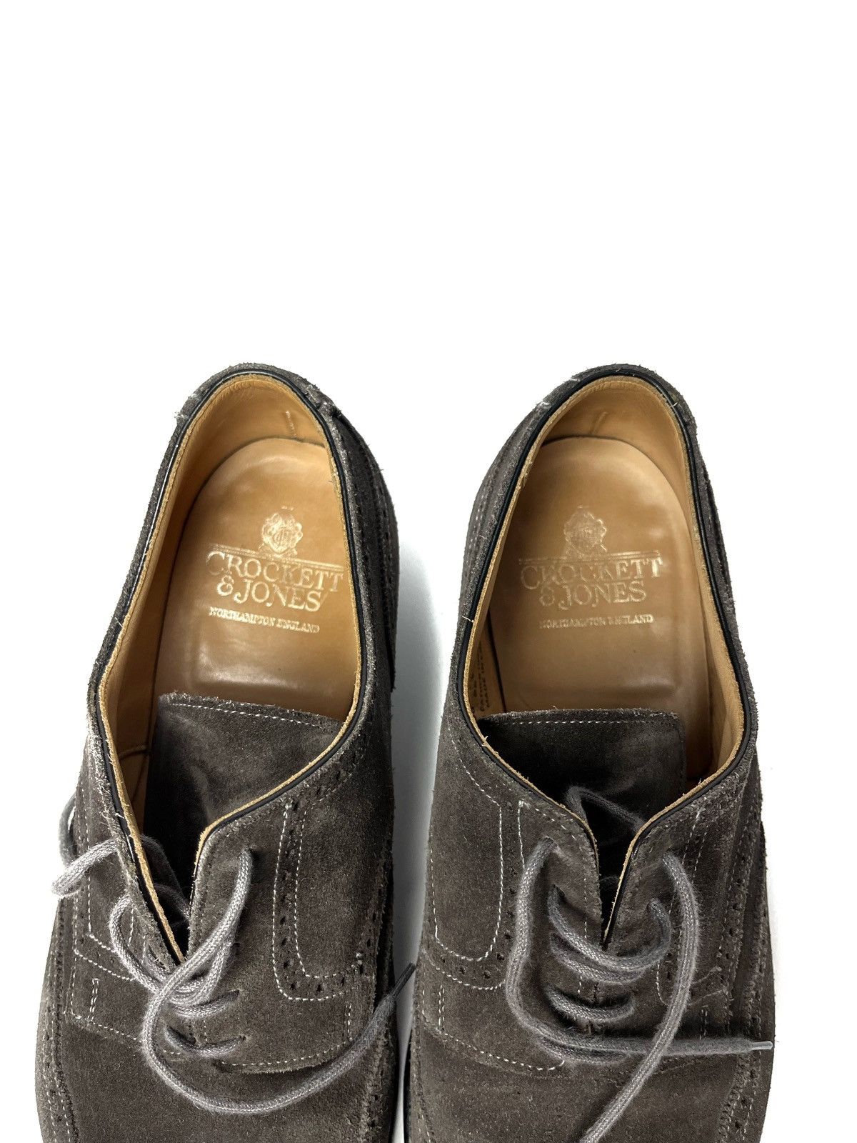 Crockett & Jones Crocket & Jones Wycombe suede oxford brogues formal shoes 9E Size US 10 / EU 43 - 6 Thumbnail