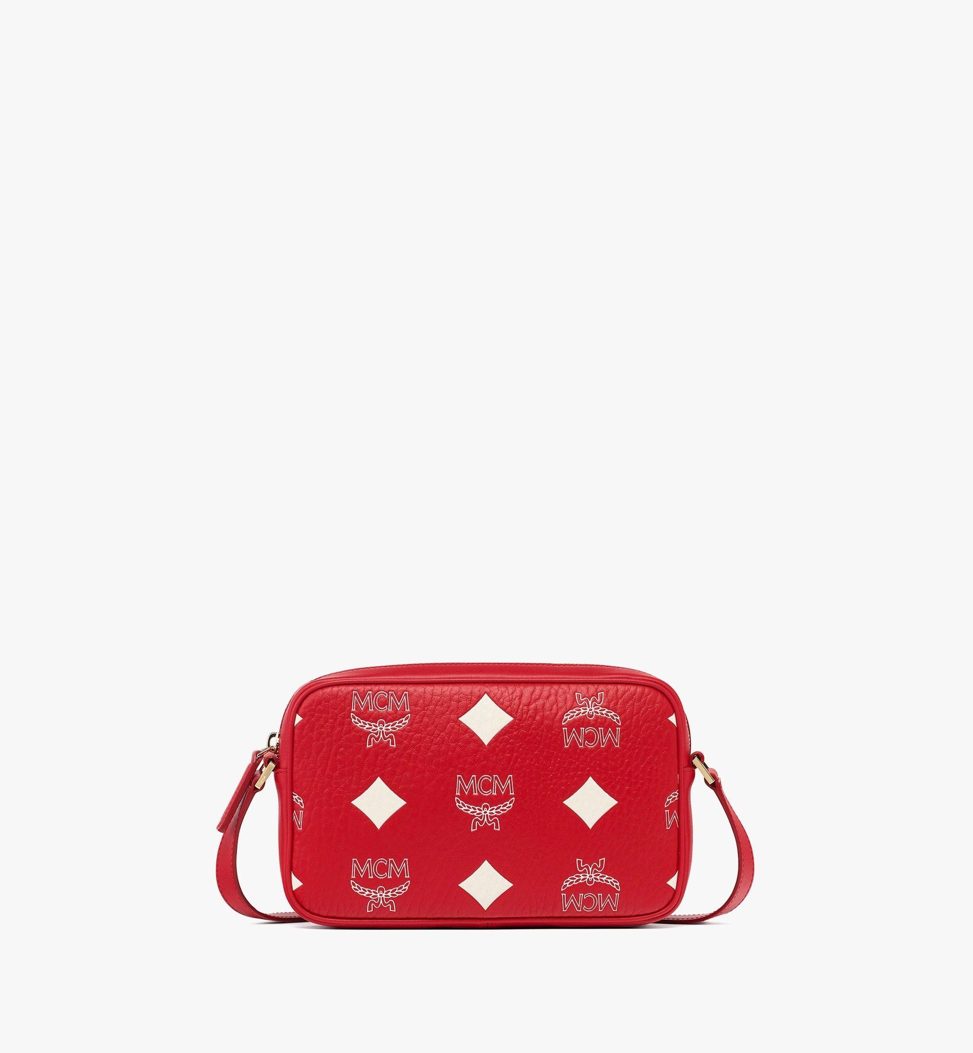MCM o1mt1gz0325 Size: OS / Crossbody Small Bag in Red/White Size ONE SIZE - 1 Thumbnail