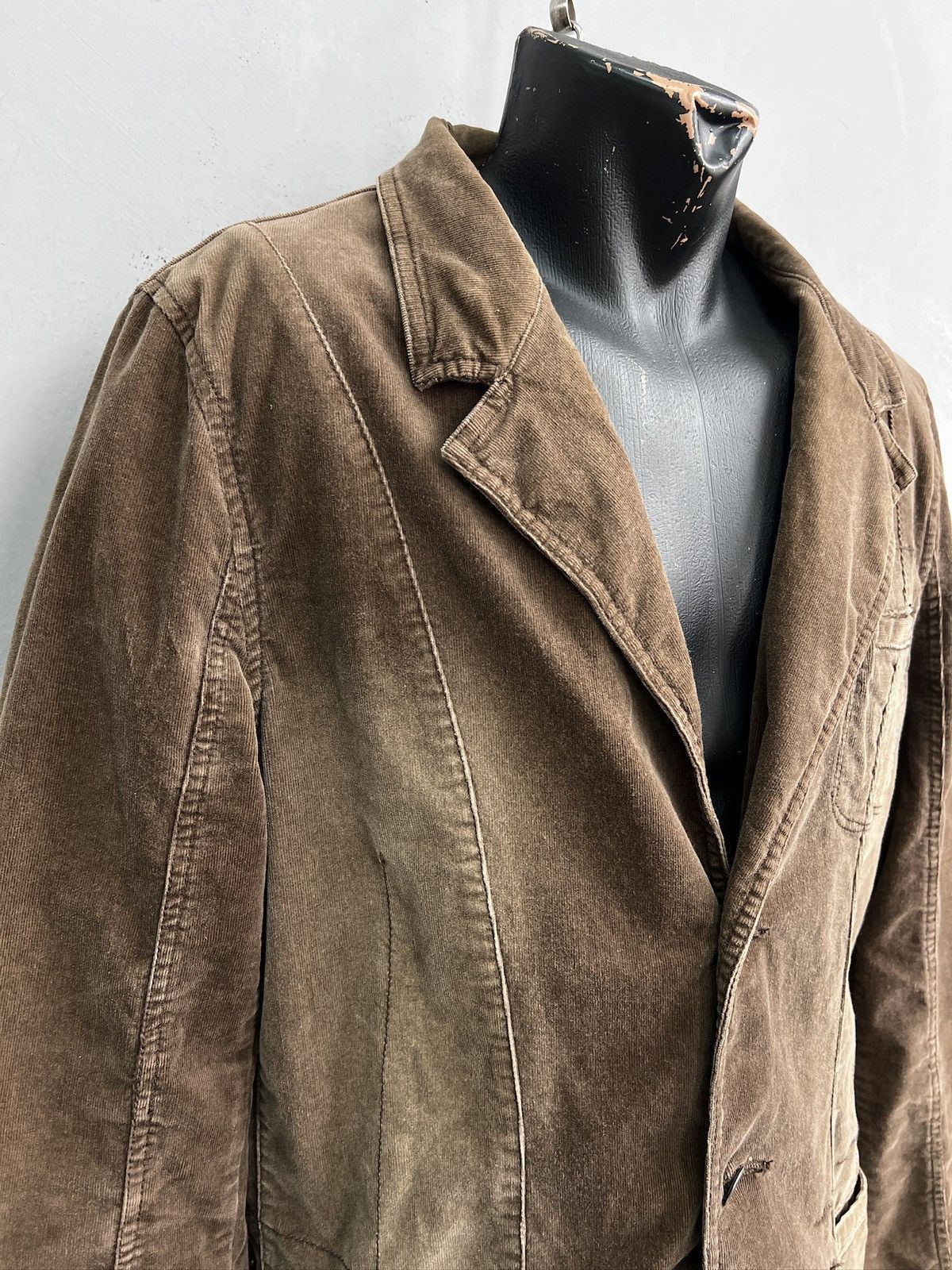 Diesel Diesel style velvet corduroy washed blazer jacket y2k Size US L / EU 52-54 / 3 - 5 Thumbnail