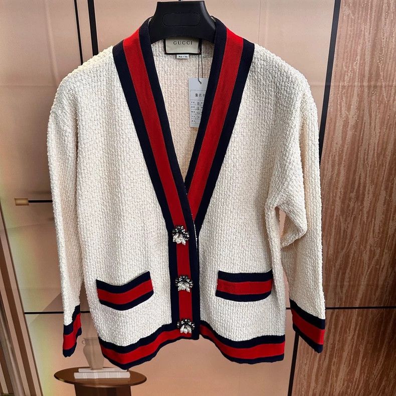 Gucci Gucci Size 38 Xiaoxiang style water diamond sequin tweed ca Size US XXS / EU 40 - 1 Thumbnail