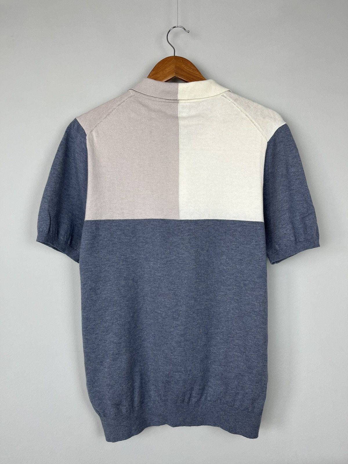 Reiss REISS Port Luxury 1/4 Zip Wool & Cotton Polo Size US M / EU 48-50 / 2 - 10 Thumbnail