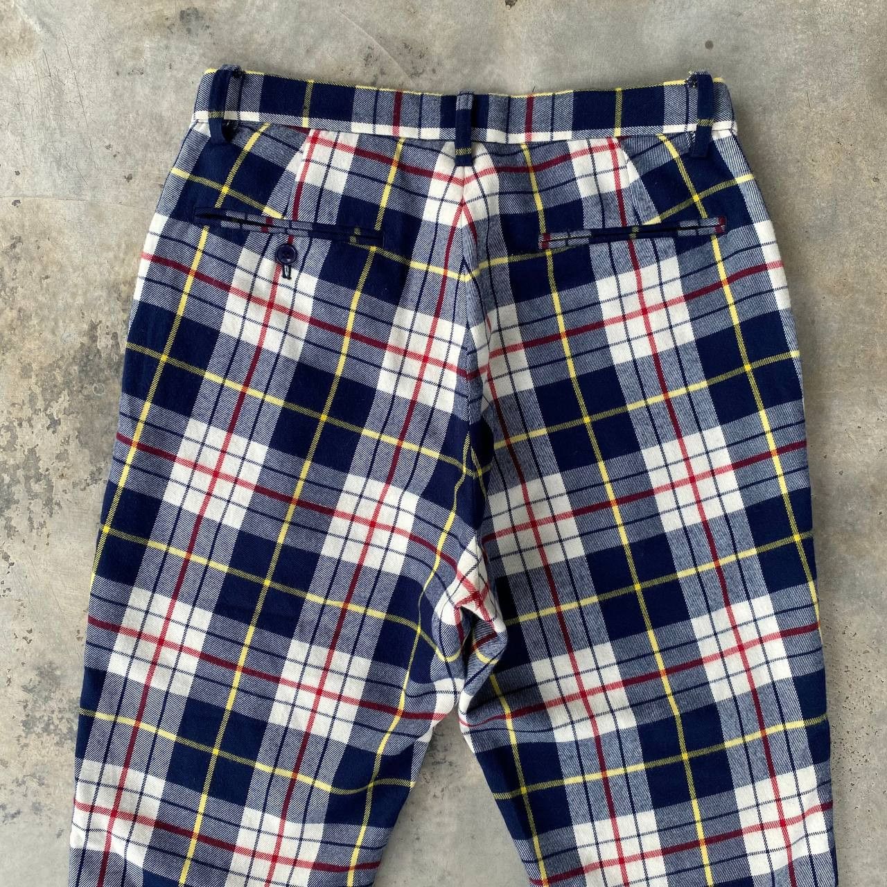Issey Miyake Ne-net by Issey Miyake Plaid Cropped Pants Dance Punk Size US 30 / EU 46 - 8 Thumbnail