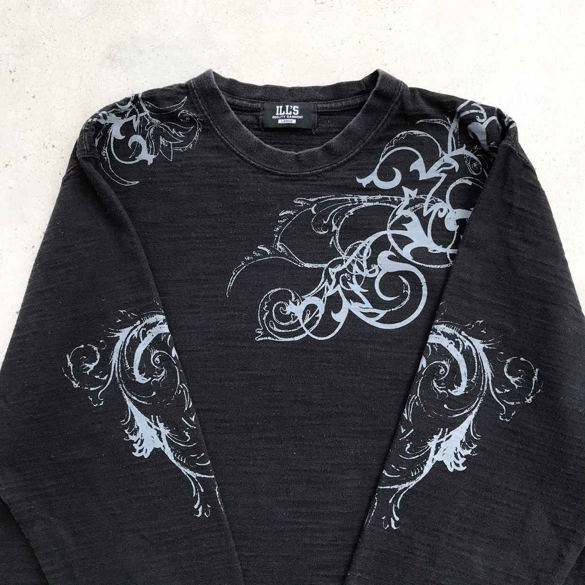 Le Grande Bleu (L.G.B.) ILL'S Japanese Brands " Gothic Tribal " L/S T-Shirt Size US M / EU 48-50 / 2 - 5 Thumbnail