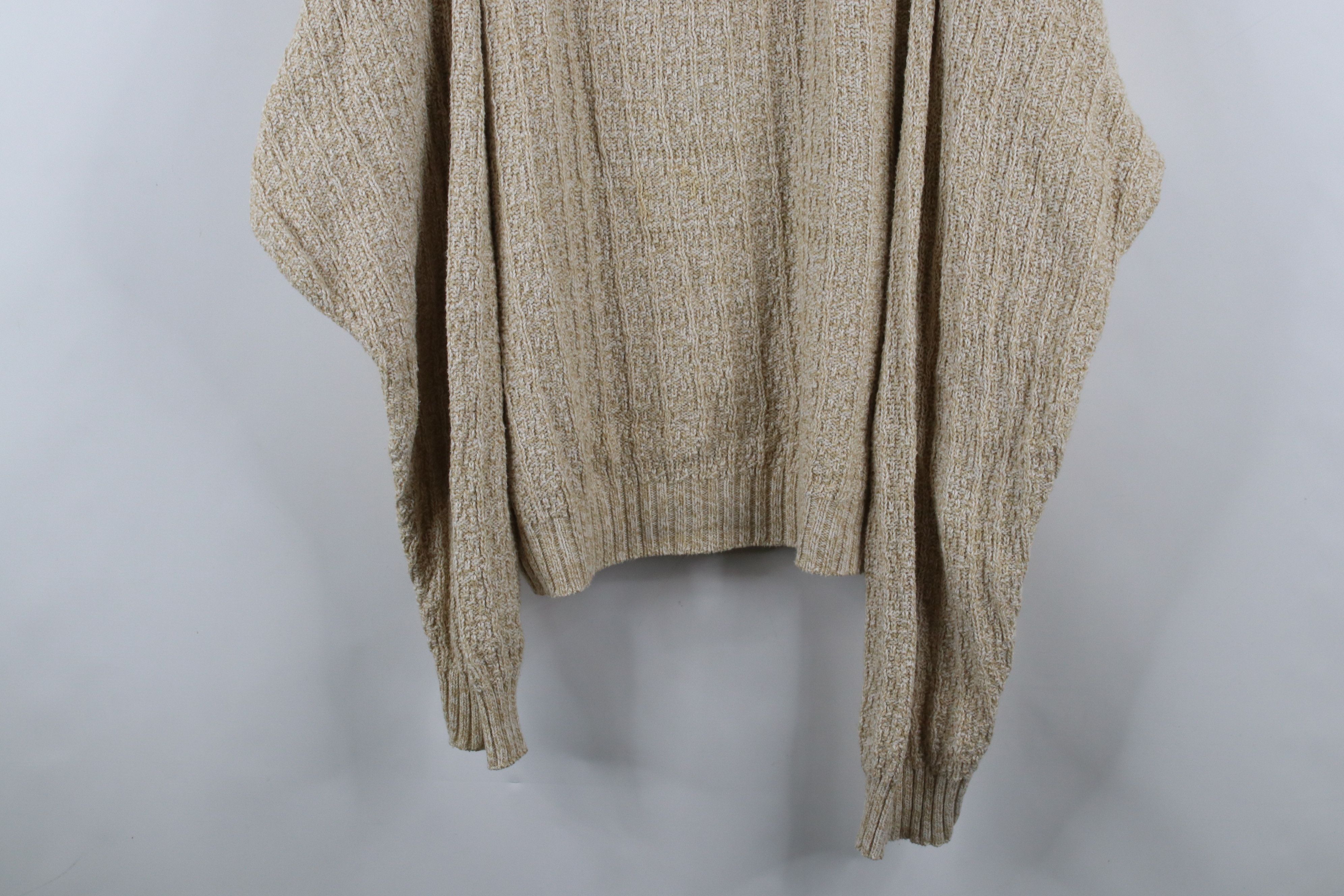 Vintage Vintage 90s Streetwear Ribbed Knit Henley Sweater USA Size US XL / EU 56 / 4 - 3 Thumbnail
