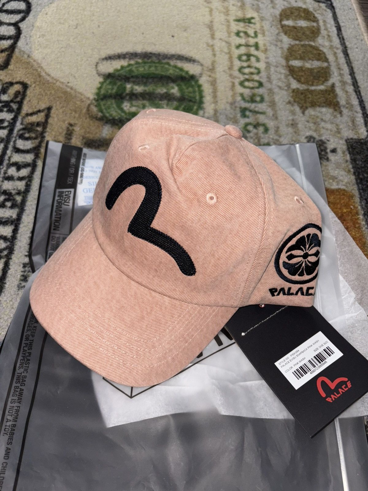 Evisu × Palace Palace x Evisu Dice Mesh Trucker Dark Wash | Grailed