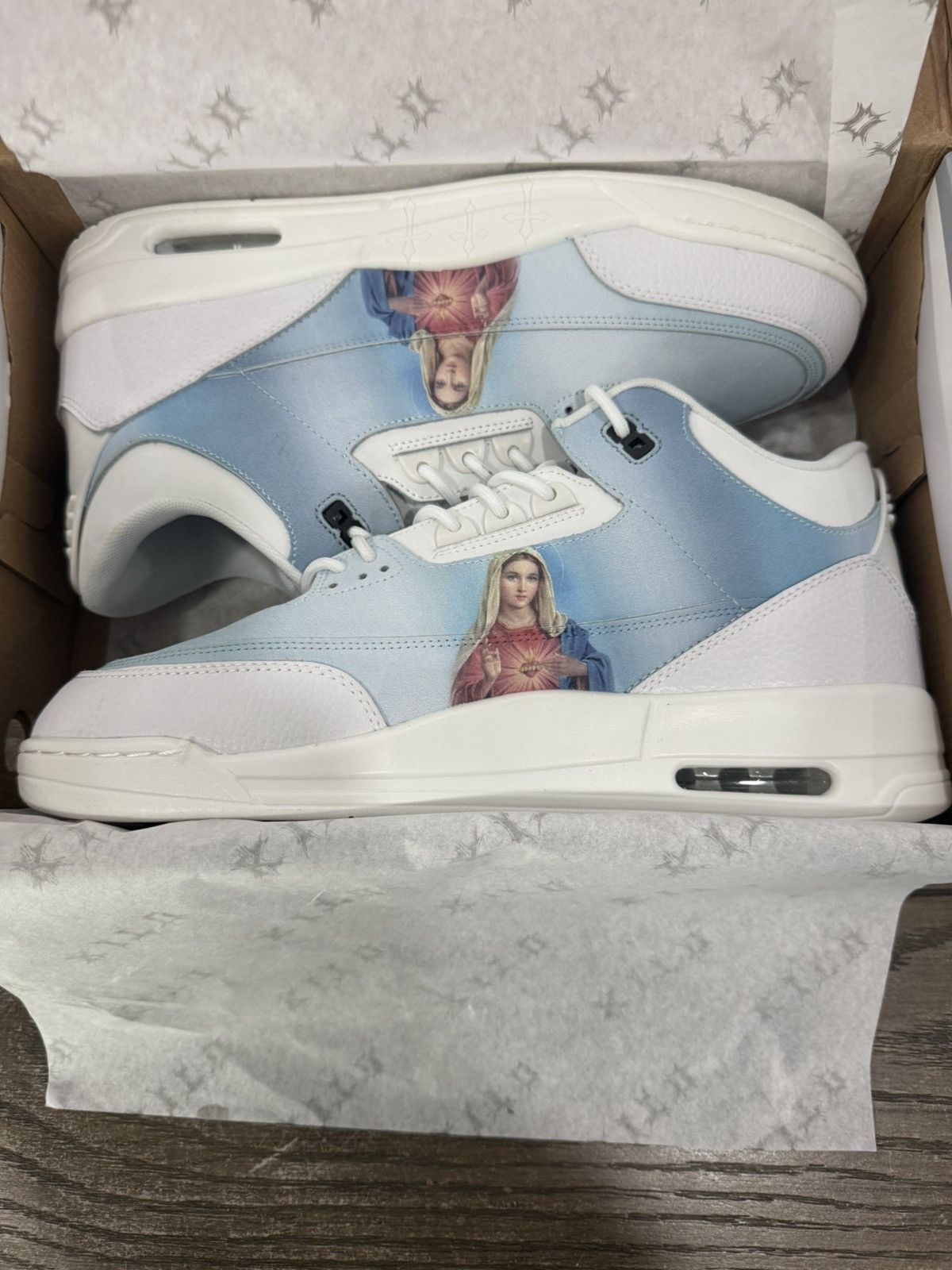 Kitowares 🙏🏻 KITOWARES Custom RARE! Jordan 3 Mother Mary Size 13 🙏🏻 Size US 13 / EU 46 - 8 Thumbnail