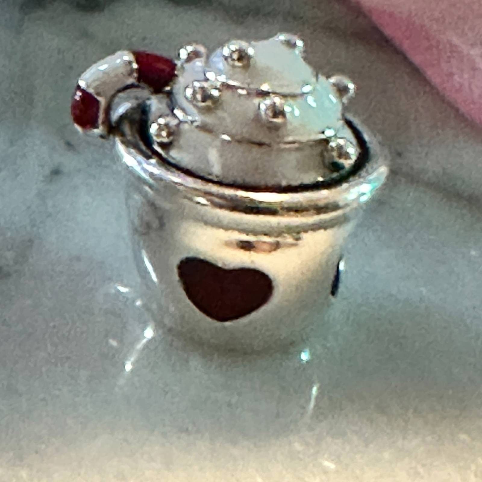 pandora Authentic Pandora Retired Warm Cocoa Charm #797523ENMX Size ONE SIZE - 1 Thumbnail