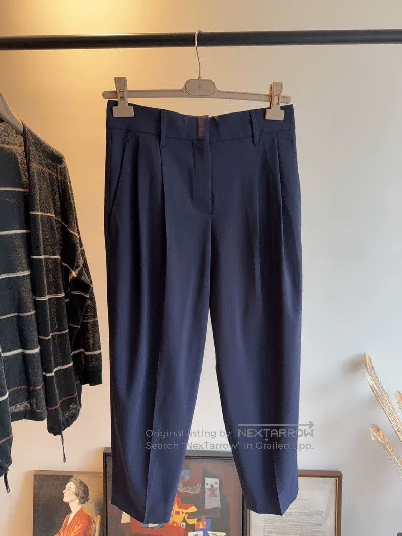 Brunello Cucinelli Brunello Cucinelli Wool Trousers Size 26" / US 2 / IT 38 - 1 Thumbnail