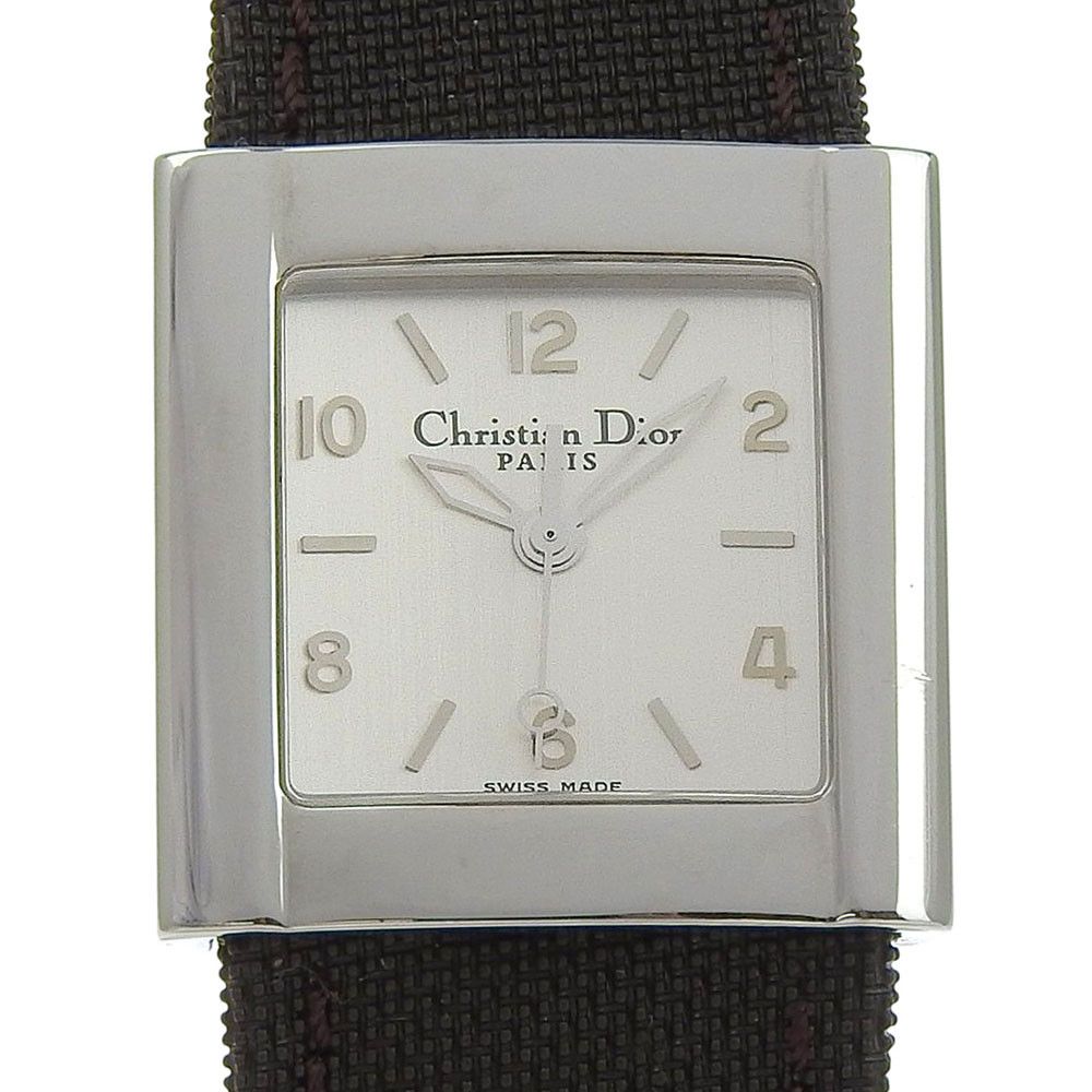 Dior Dior Dior Riva Stainless Steel Watch Metal Quartz D80-100 DUTY FREE for USA Size ONE SIZE - 1 Thumbnail