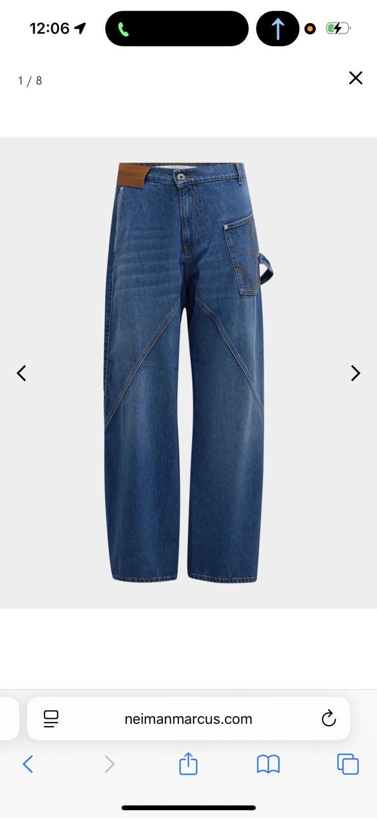 JW Anderson Men’s Twisted Workwear Jeans Size US 30 / EU 46 - 6 Thumbnail