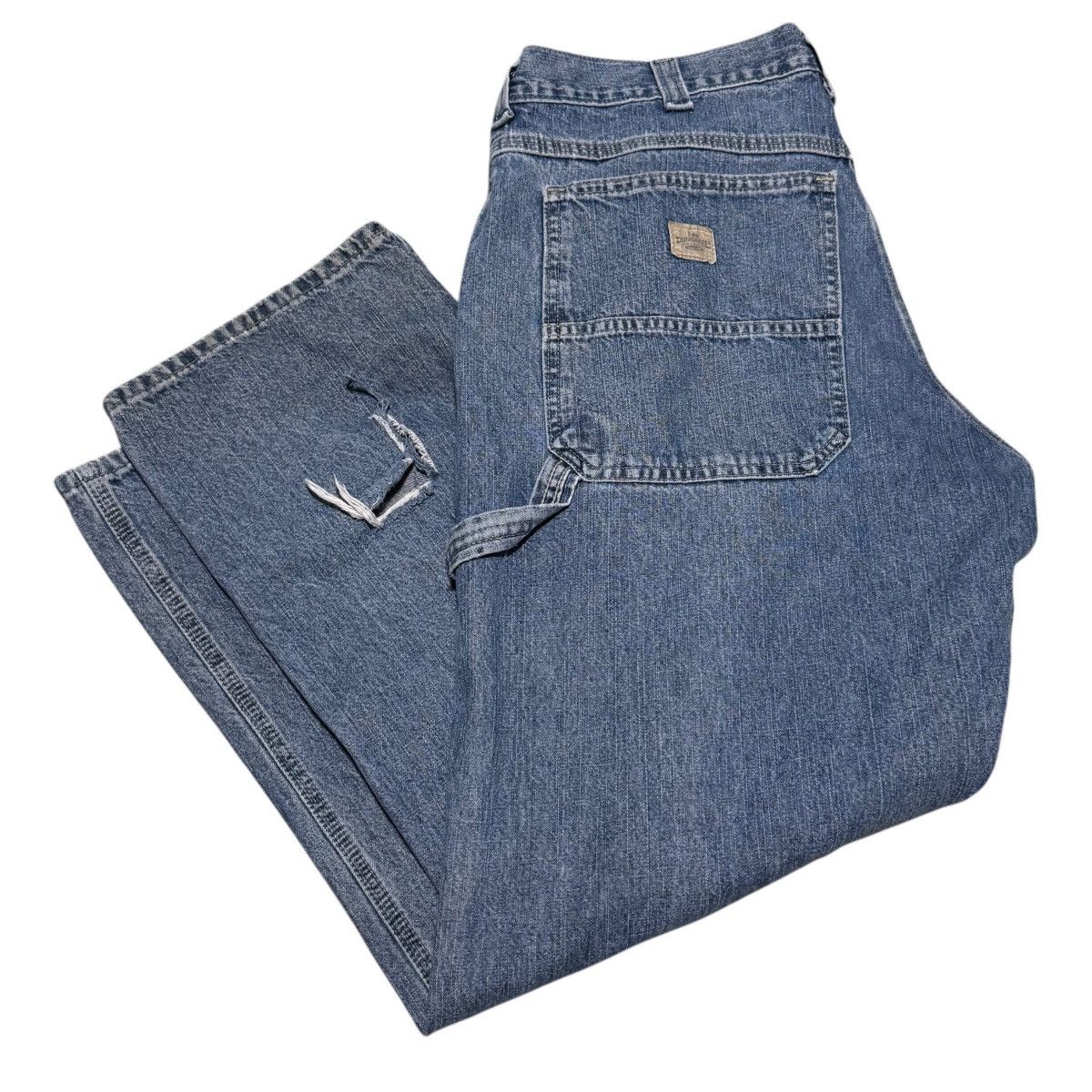 Lee × Vintage Vintage Lee Distressed Carpenter Jean Pants Men’s 36x30 Size US 36 / EU 52 - 1 Thumbnail