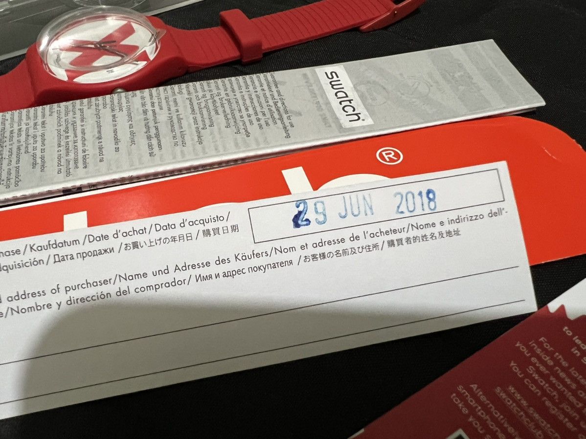 Swatch Swatch XX Rated SUOR400 Nos 2018 Straight Edge Size 40 - 6 Thumbnail