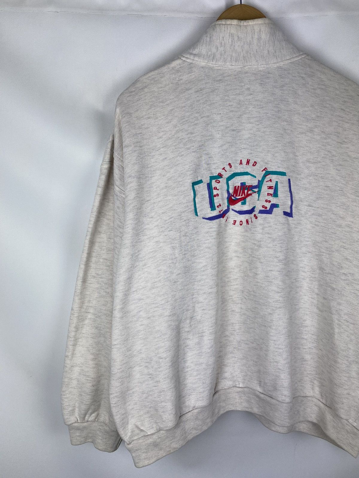 Nike Nike Vintage 1/4 Zip Pullover Sweatshirt Size XL Size US XL / EU 56 / 4 - 17 Thumbnail