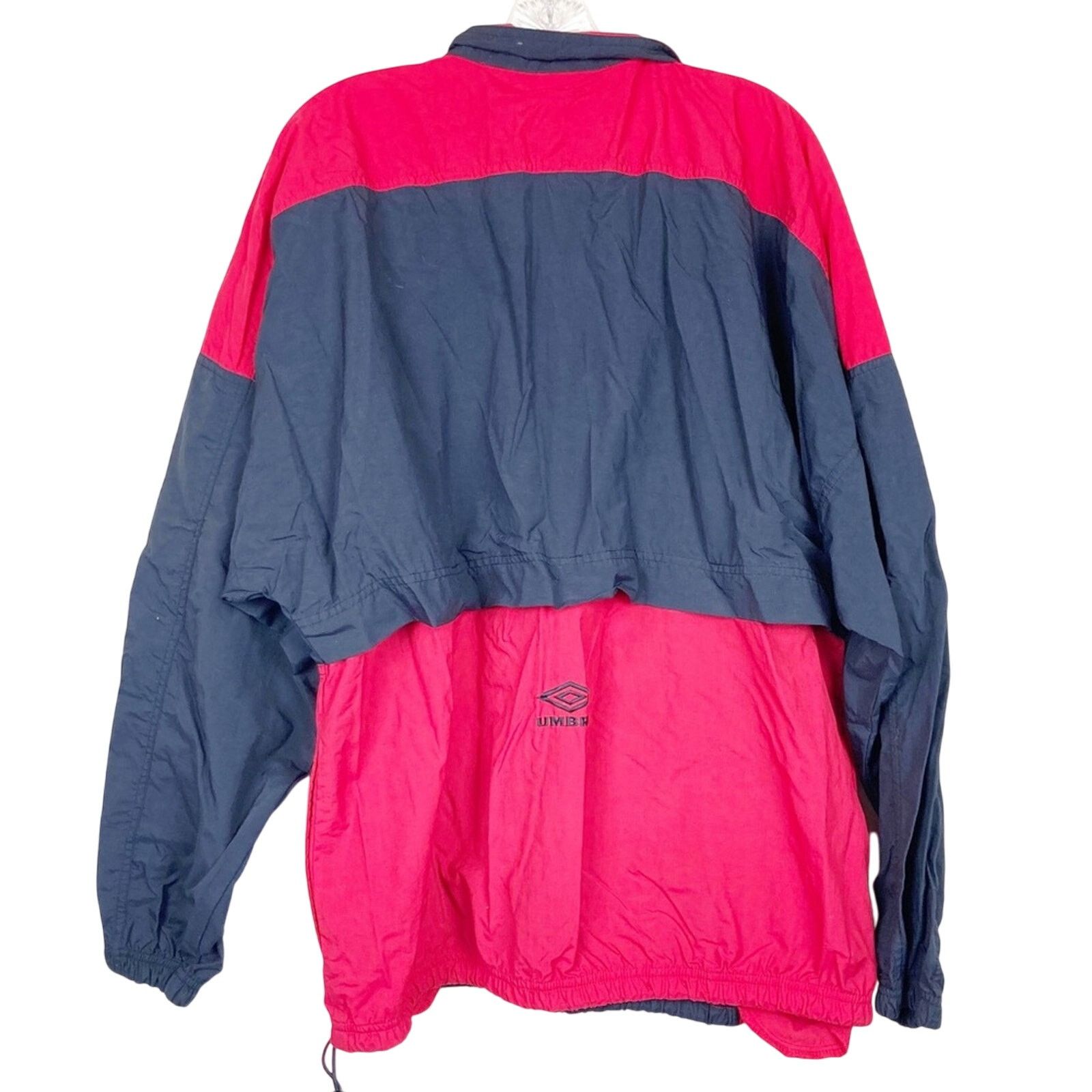 Umbro Vintage Umbro Black Red Windbreaker Sz XL Size US XL / EU 56 / 4 - 4 Thumbnail