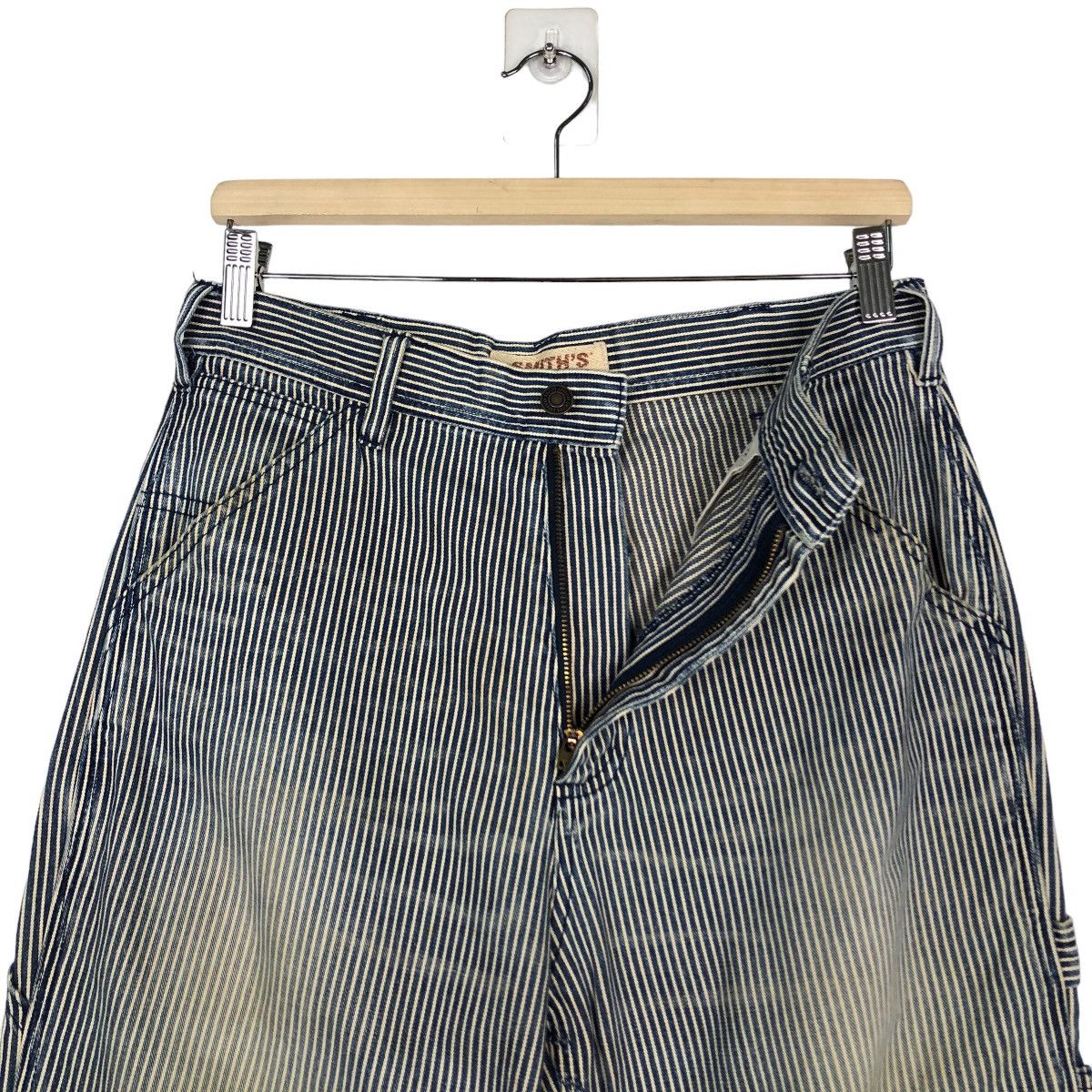 Japanese Brand 🔥Vintage Hickory Chore Denim Smith’s American Issey Miyake Size US 30 / EU 46 - 11 Thumbnail