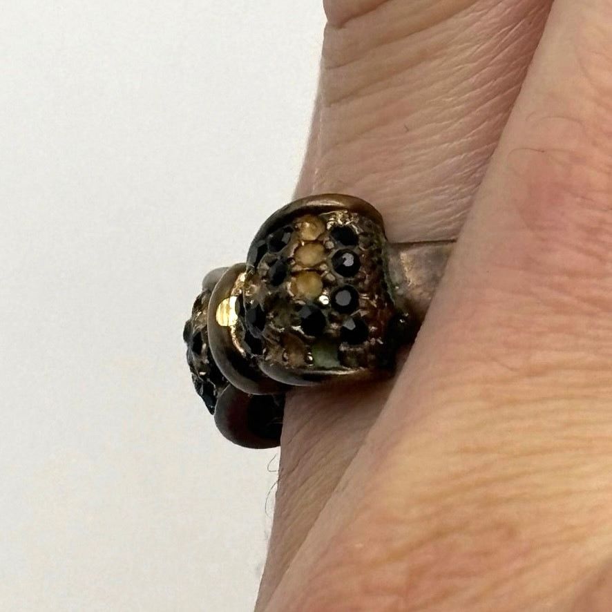 Other Copper Crystal Bow Ring Size ONE SIZE - 2 Thumbnail