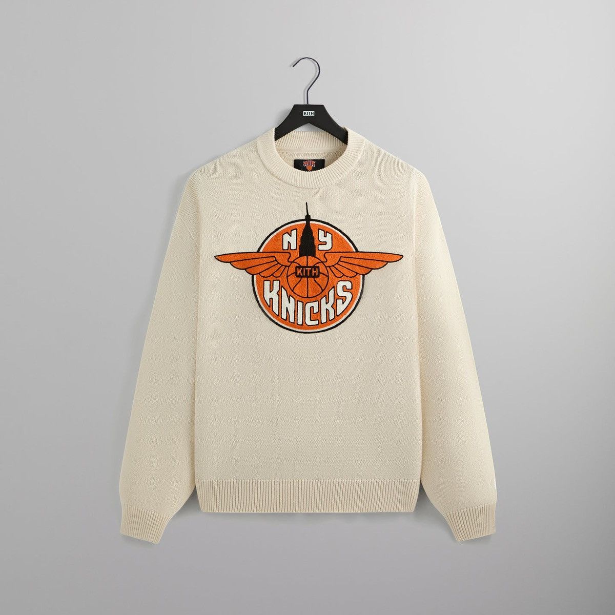 Kith Kith for the New York Knicks Wings Lewis Sweater Sandrift XL Size US XL / EU 56 / 4 - 2 Thumbnail