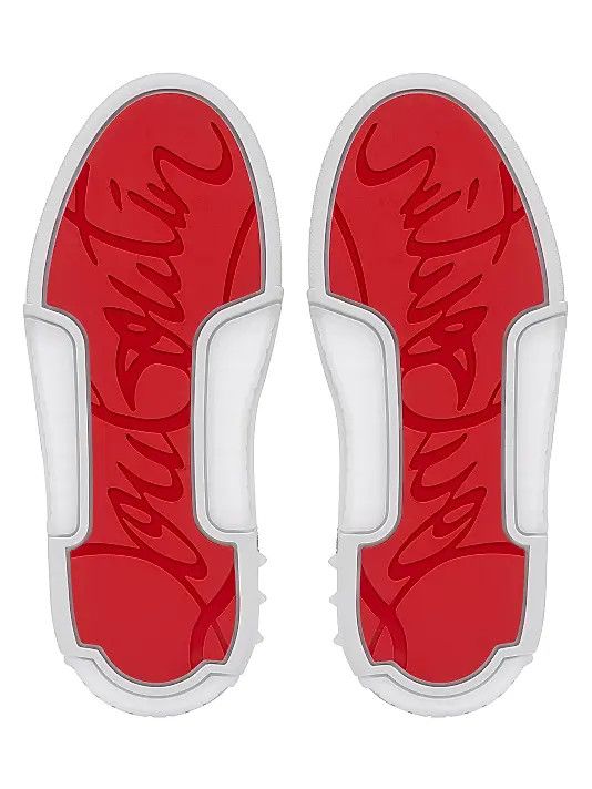 Christian Louboutin oc11z1225 Astroloubi Strass Sneakers in Silver Size US 7 / IT 37 - 5 Thumbnail