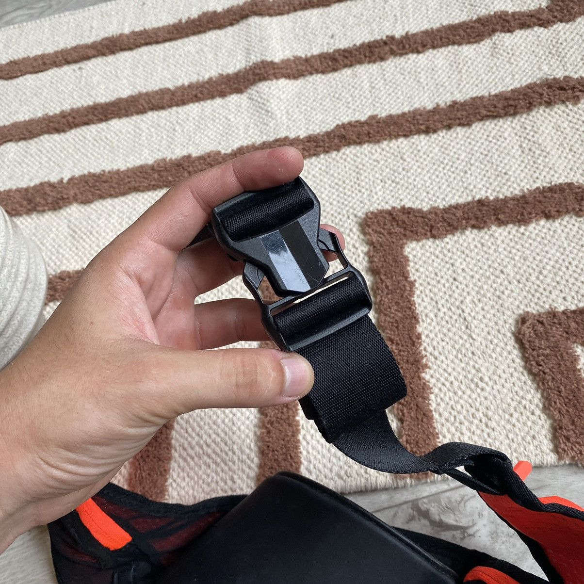 Nike VINTAGE NIKE NYLON RUNNING BOTTLE BELT BAG Size ONE SIZE - 5 Thumbnail