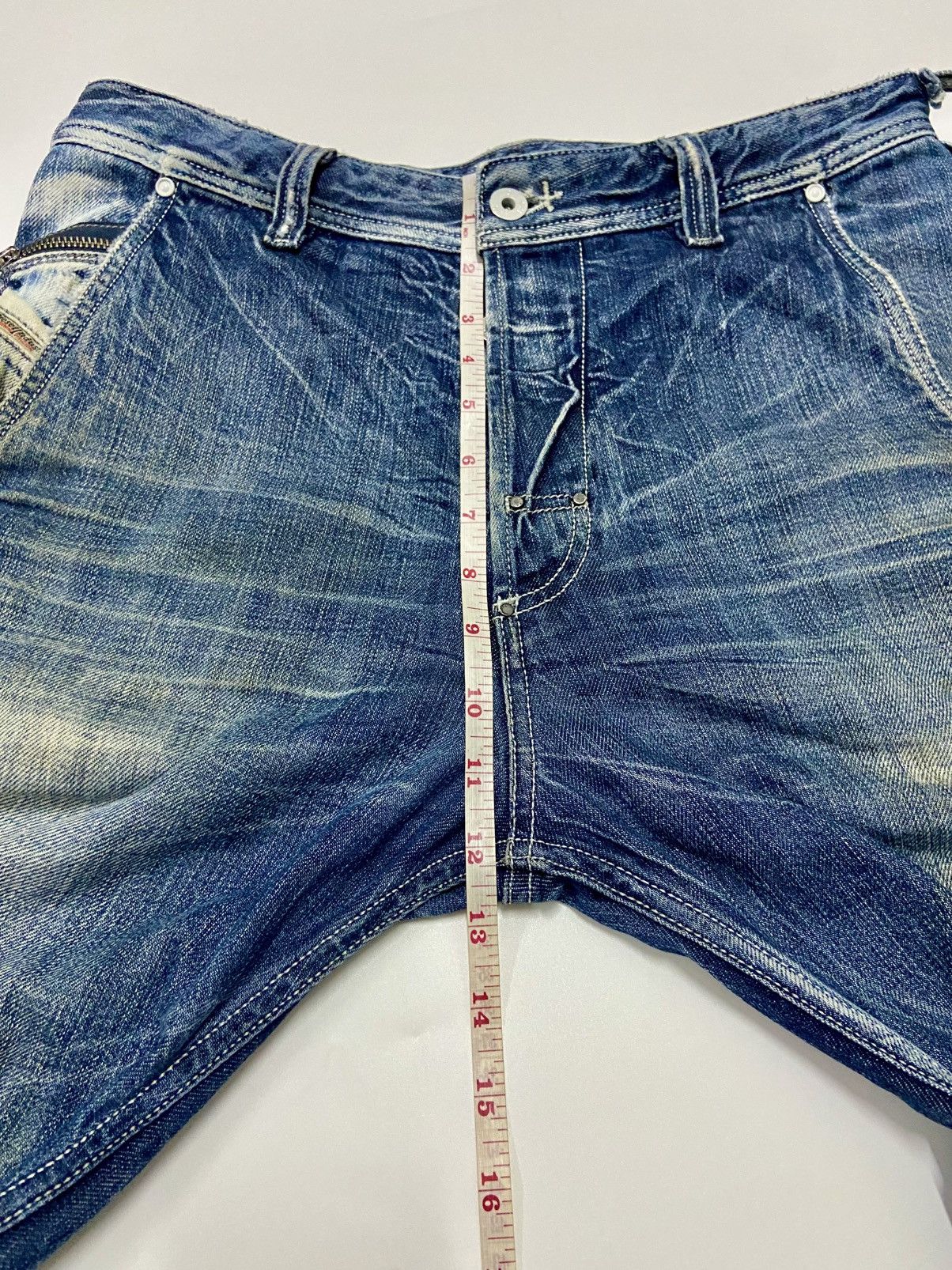 Diesel Diesel PHEYO 008SS Cinch Back Buckle Denim Jeans Men's Size US 29 - 12 Thumbnail