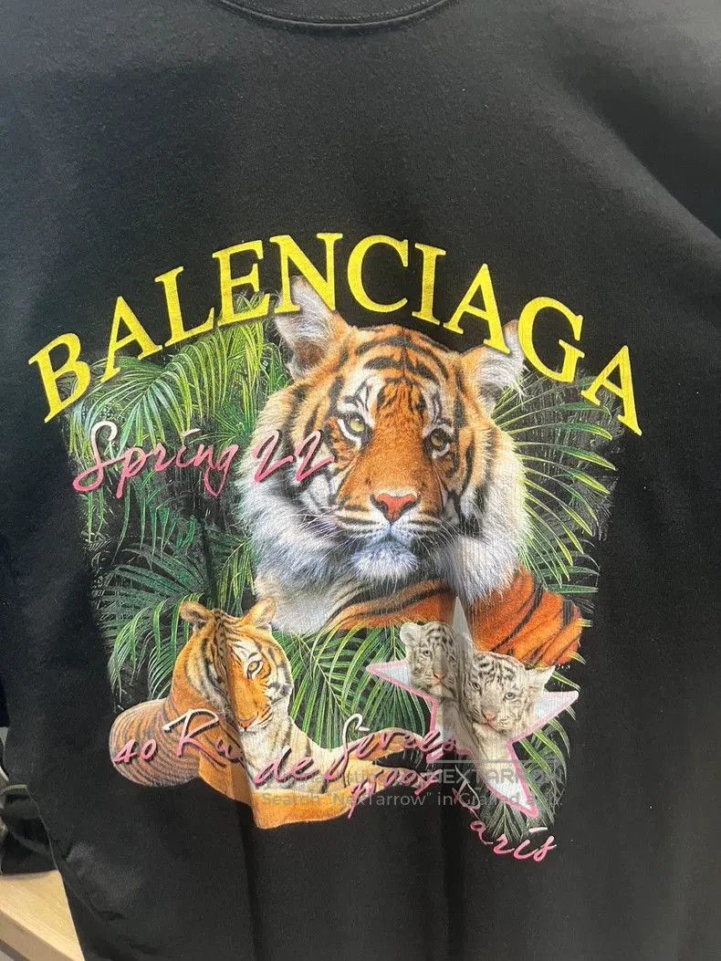 Balenciaga Balenciaga 2022 Tiger Head Short Sleeve. Size US XXS / EU 40 - 2 Thumbnail