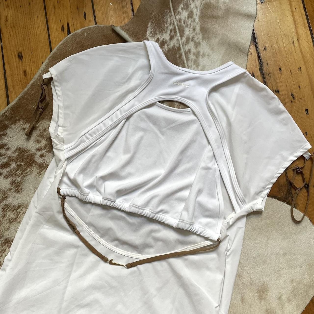 image of Jacquemus x Nike White Tennis Dress, Women's (Size Medium)