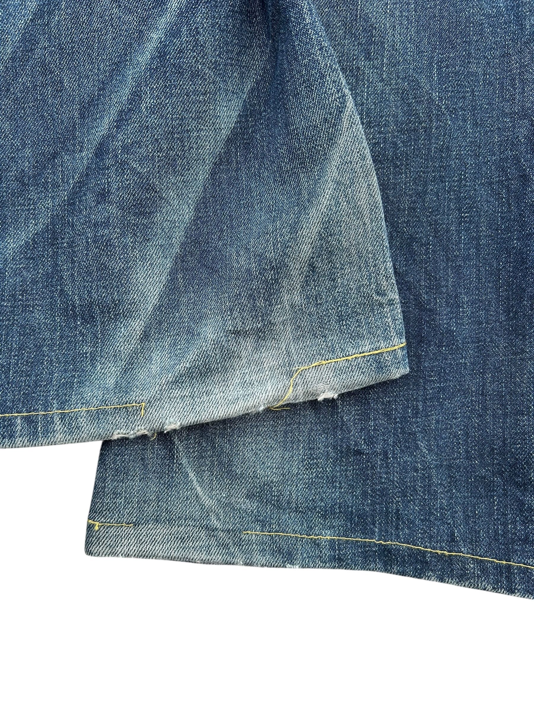 Japanese Brand × Kapital × Vintage Flare Lolita Male Japanese Punk Bondage Denim Jeans Size US 29 - 14 Thumbnail