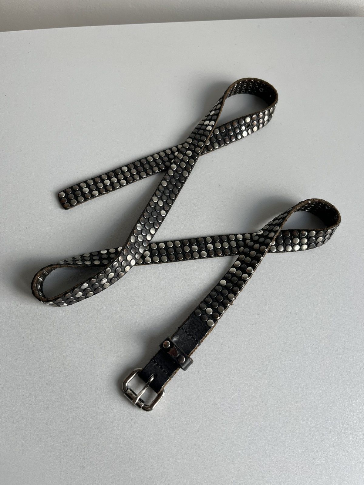 Hollywood Trading Company Hollywood Trading Company HTC 3.000 studs studded belt Size 36 - 1 Thumbnail