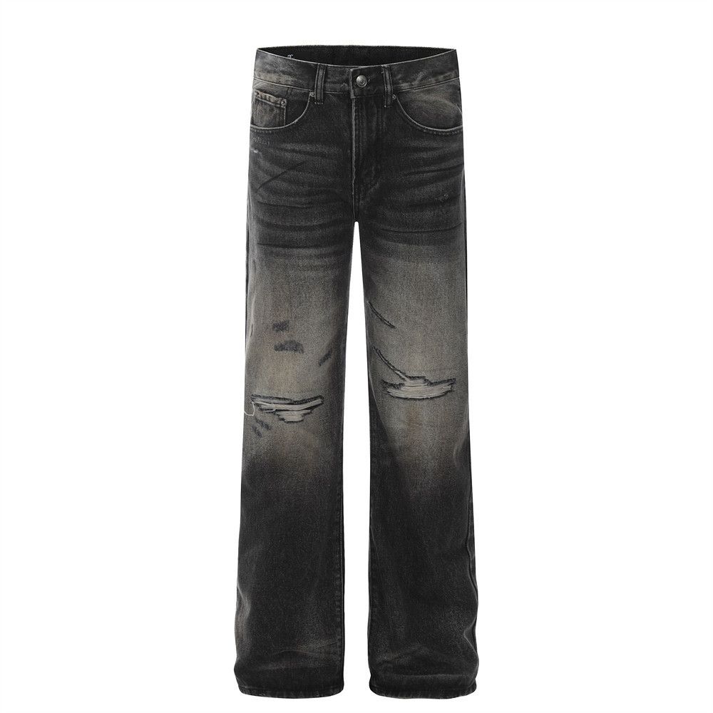 Japanese Brand × Jean American men's high street loose casual ripped jeans Size US 32 / EU 48 - 1 Thumbnail