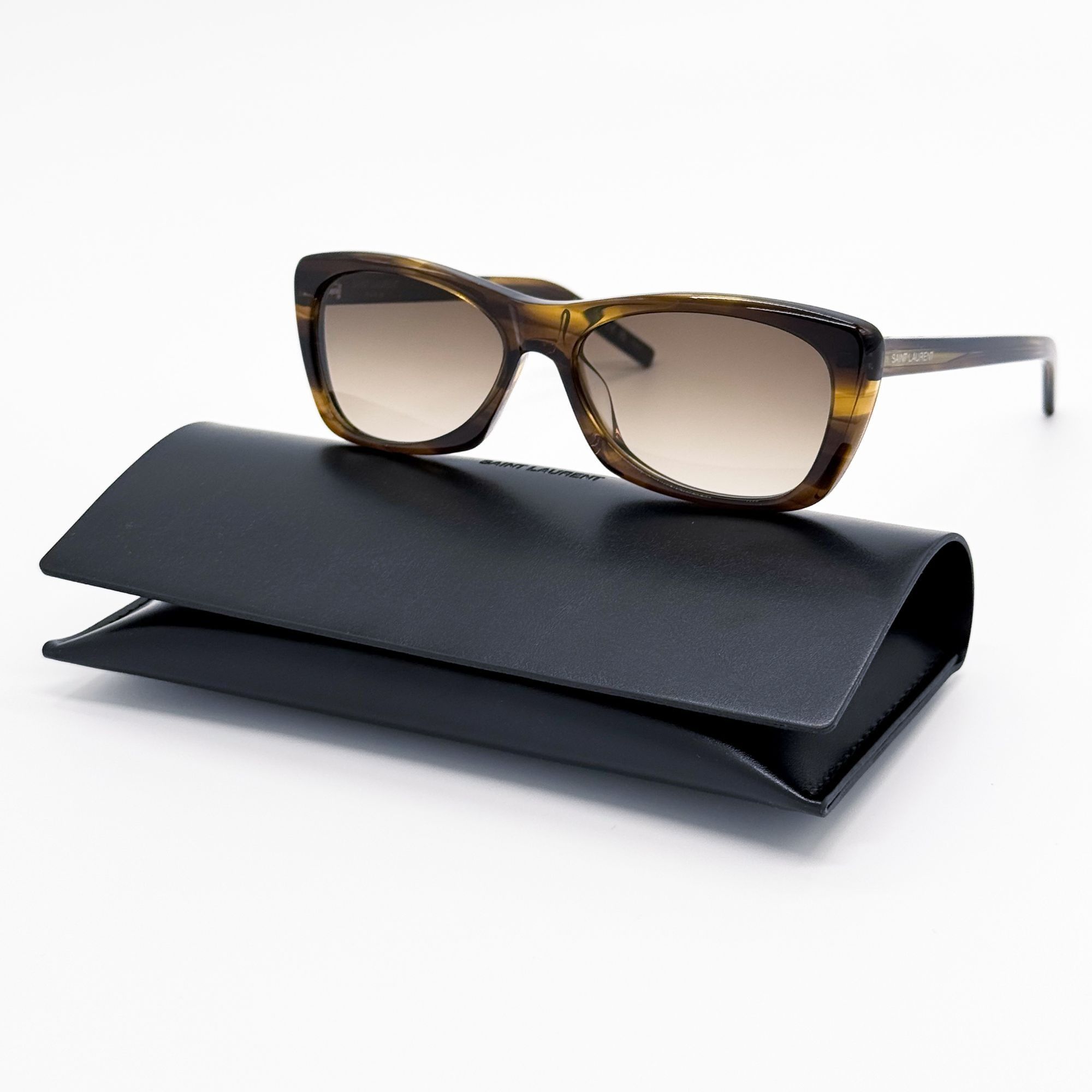 NEW SAINT LAURENT SUNGLASSES SL613 004 WOMEN HAVANA EYEWEAR
