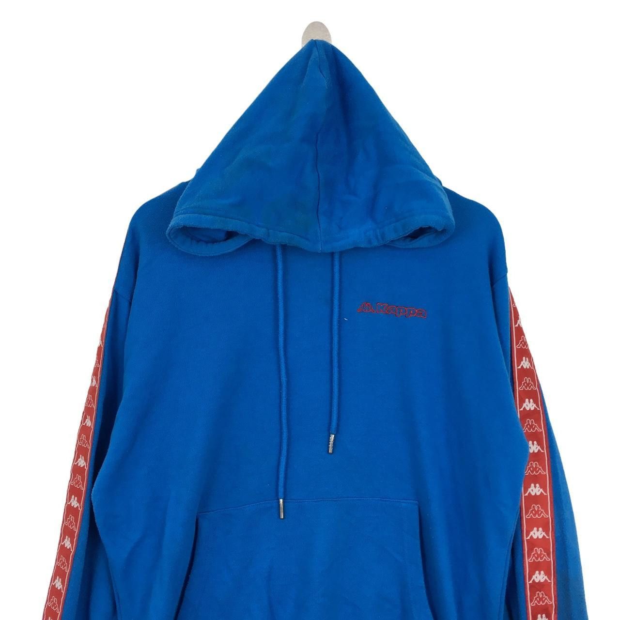 Kappa Vtg KAPPA TURIN ITALY Side Logo Football Blue Hoodie Size US M / EU 48-50 / 2 - 2 Thumbnail