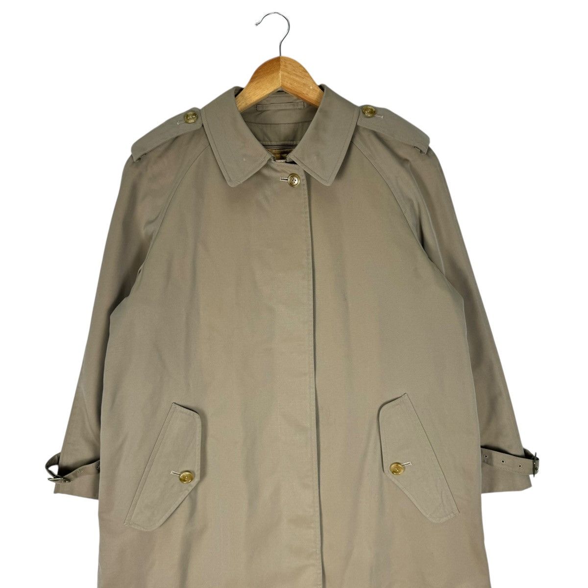 Burberry × Burberry Prorsum × Vintage ☀️BURBERRYS NOVA CHECK TRENCH COAT JACKET Size M / US 6-8 / IT 42-44 - 3 Thumbnail