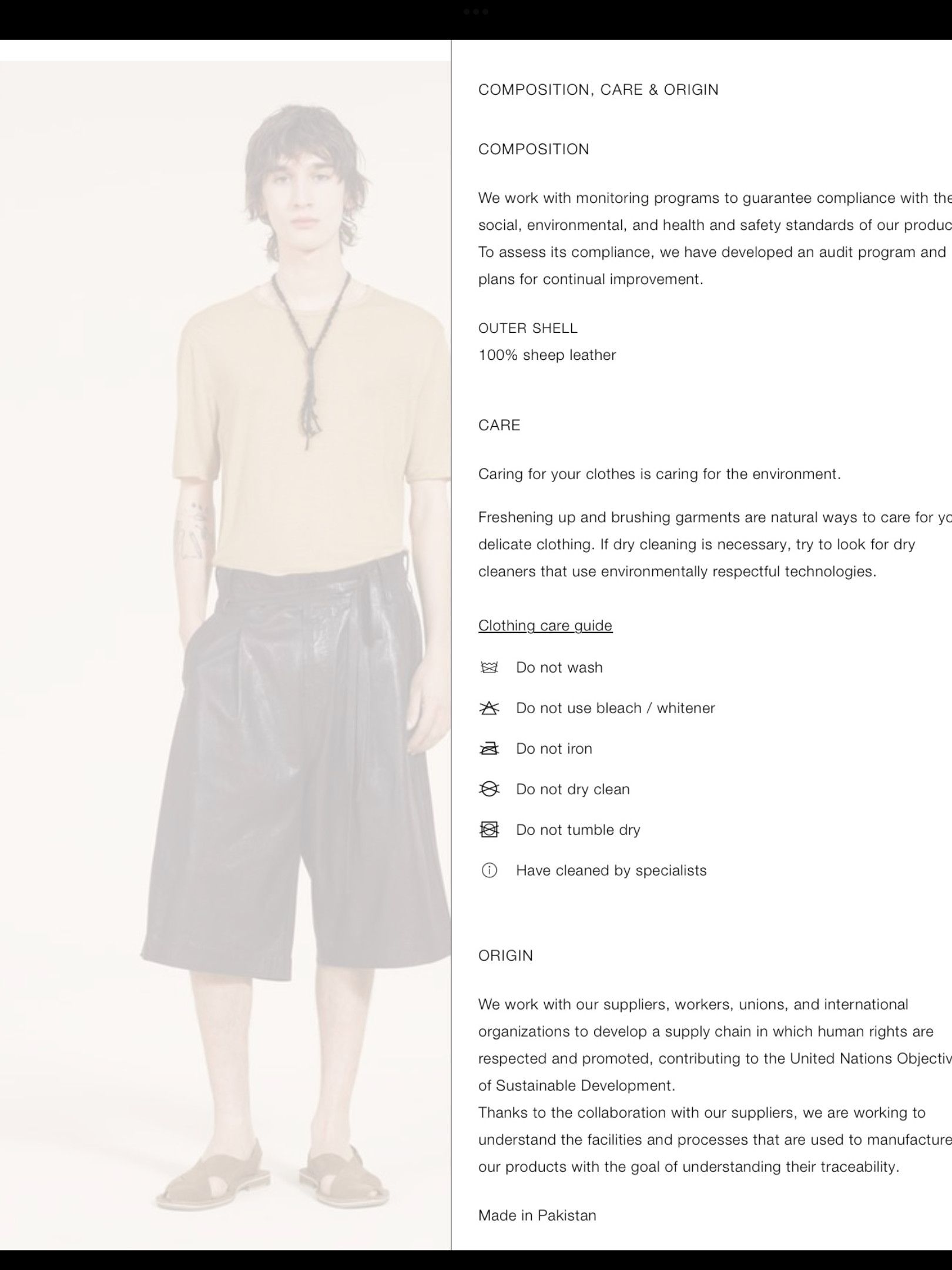Zara Zara limited edition leather short pants size 31 brown Size US 31 - 2 Thumbnail