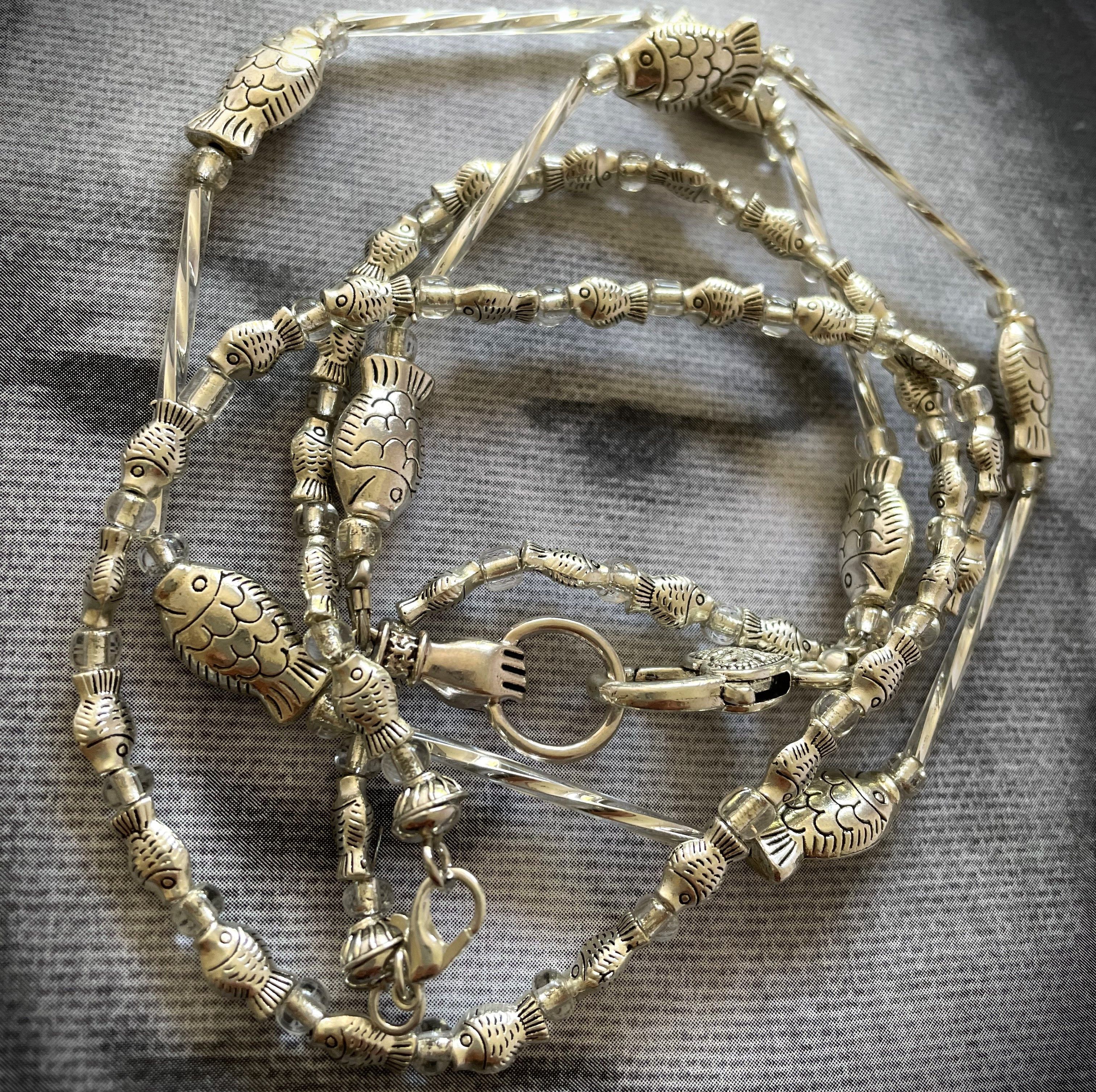 Other Fish Bracelet Stack – Silver Choker Vibes Size ONE SIZE - 2 Thumbnail