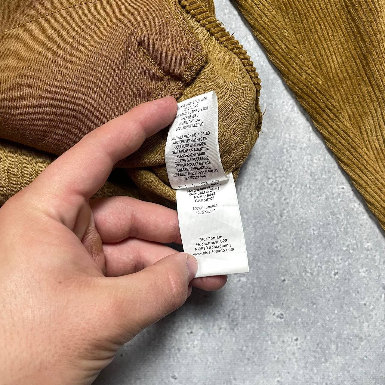 Empyre Empyre Corduroy Button-Up Long Sleeve Shirt Mustard Size S Size US S / EU 44-46 / 1 - 5 Thumbnail