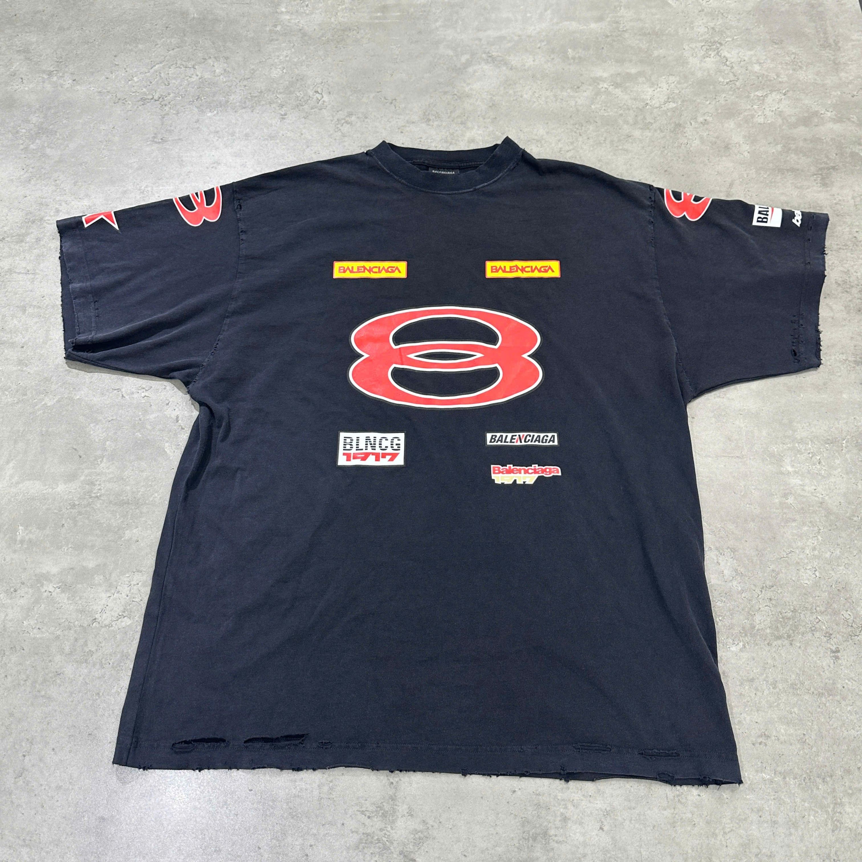 BALENCIAGA Men's Sponsor T Shirt Oversized