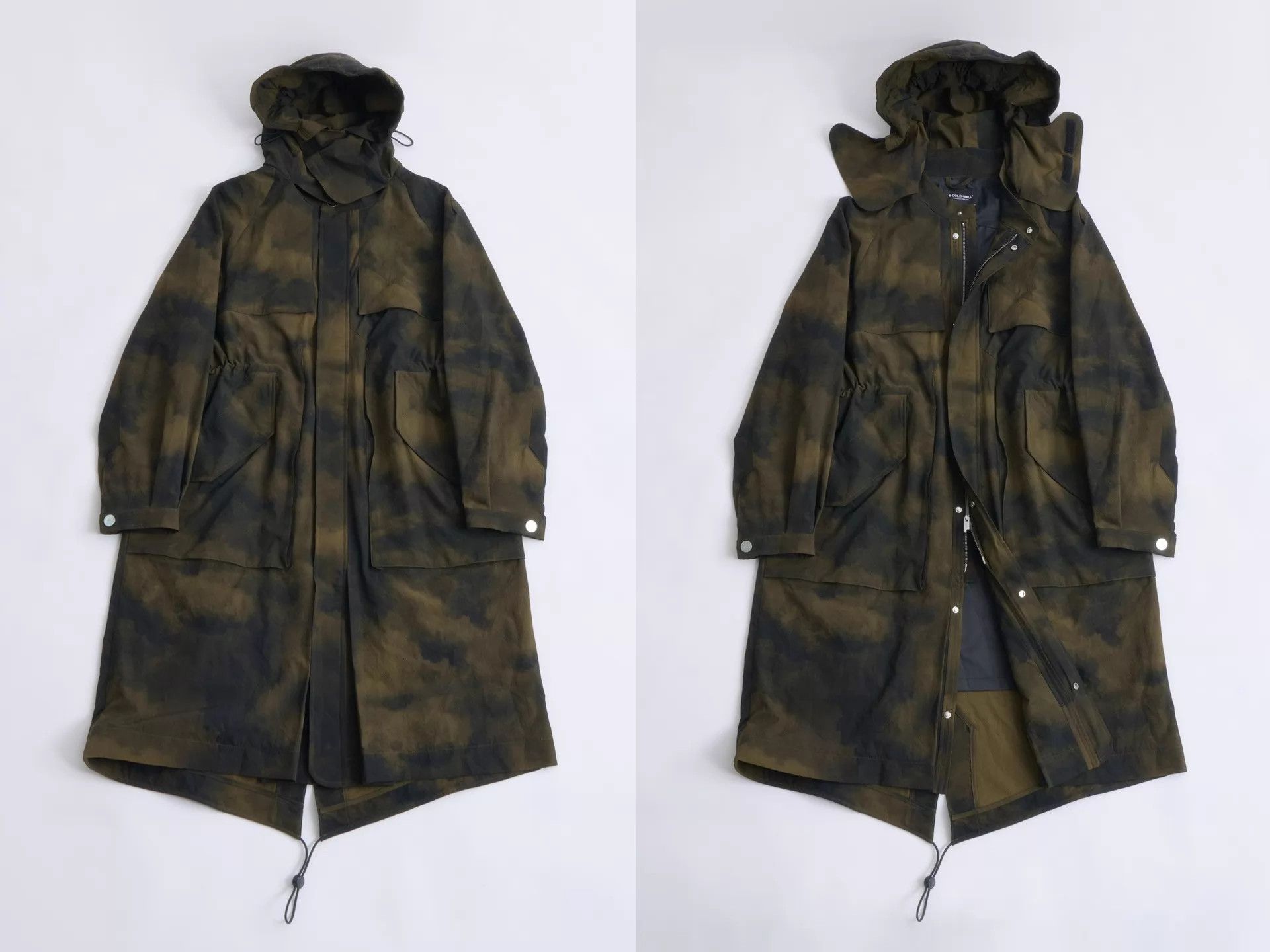 A-COLD-WALL* A-COLD-WALL tech long parka smoky camo cloud Size L Size US L / EU 52-54 / 3 - 8 Thumbnail