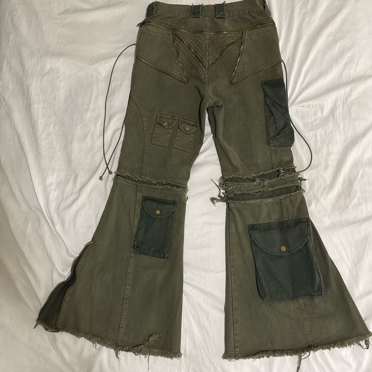 Other Reworked/ Up Cycled Cargo Pants Size US 32 / EU 48 - 2 Thumbnail