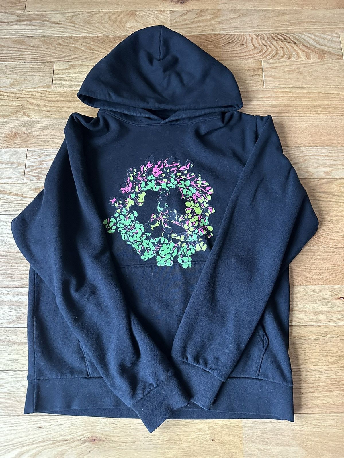 image of Denim Tears Hoodie Throw Offers in Black, Men's (Size Medium)